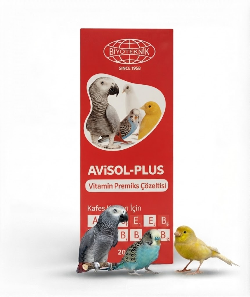 Biyoteknik Avisol Plus Papağan, Muhabbet ve Kanarya Vitamini 20 ml